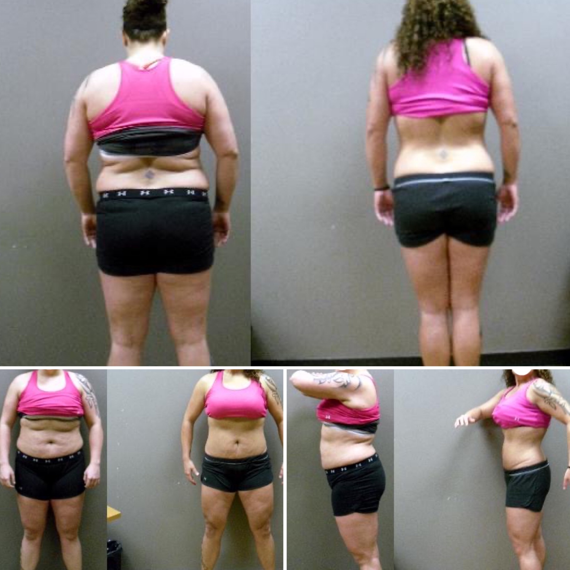 Female client transformation through natural methods